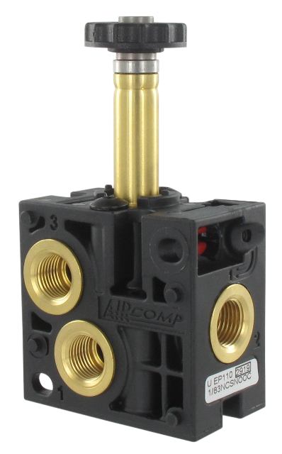Electro-pilote simple pneumatique 3/2-G1/8\" 2 cotés NF