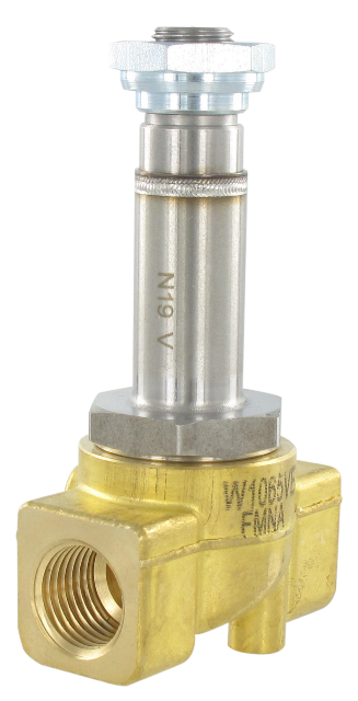 Électrovanne laiton 2/2 NF à 2 voies G1/4\" DN1,5 FPM Composants pneumatiques