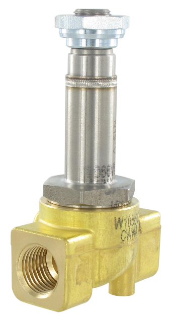 Électrovanne laiton 2/2 NF à 2 voies G1/4\" DN2 FPM
