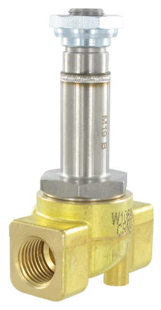 Électrovanne laiton 2/2 NF à 2 voies G1/4\" DN4,5 NBR Composants pneumatiques