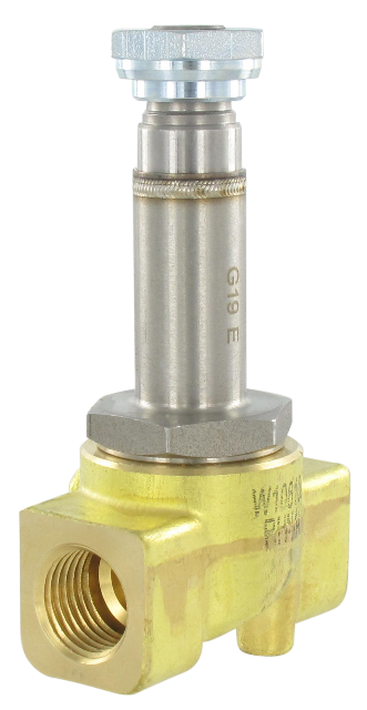 Électrovanne laiton 2/2 NF à 2 voies G1/4\" DN5,2 NBR