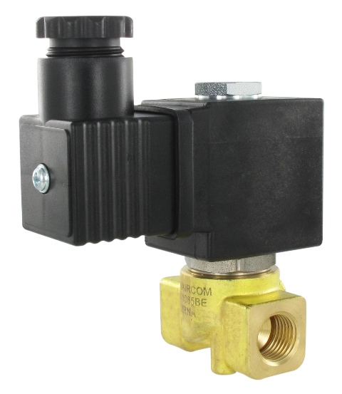 Électrovanne laiton 2/2 NF à 2 voies G1/8\" DN2,5 FPM