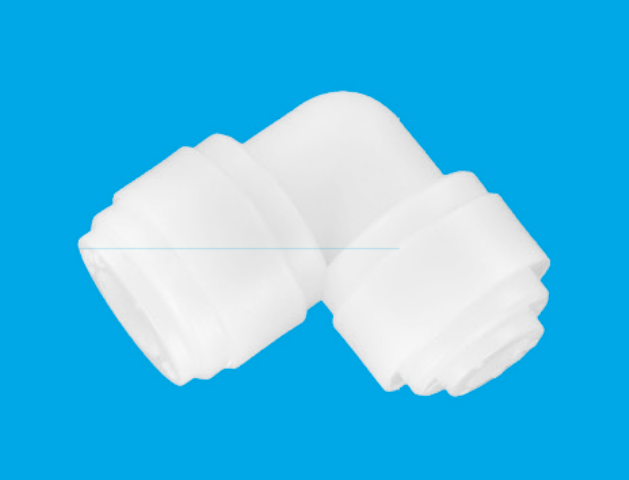 Equal and unequal food grade elbow push-in fittings in POM
