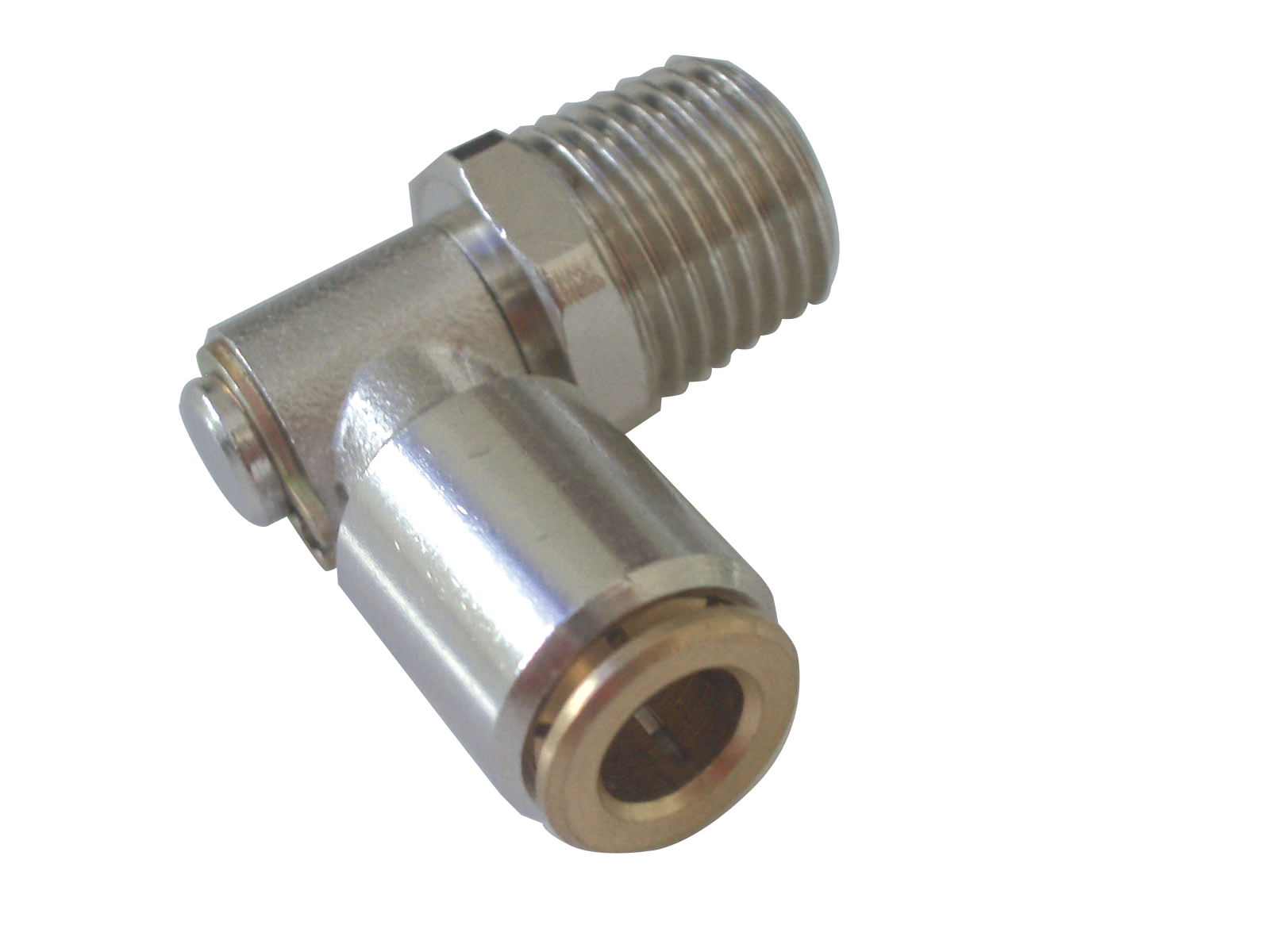 Conical male swivel angle fitting T4-M6x1