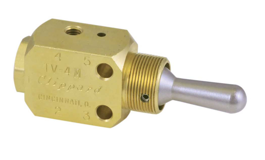 M5 steel lever switch open center Pneumatic components