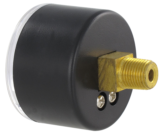 Manomètres secs avec boitier ABS D40 raccord axial G1/8'' Manomètres air comprimé