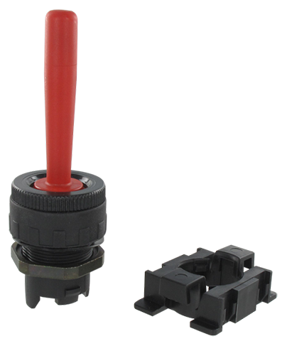 Monostable oscillating levers