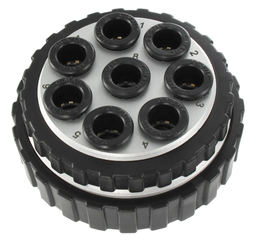 Multi-coupler pneumatic connectors without plugs