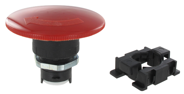 Mushroom release buttons by rotation D60