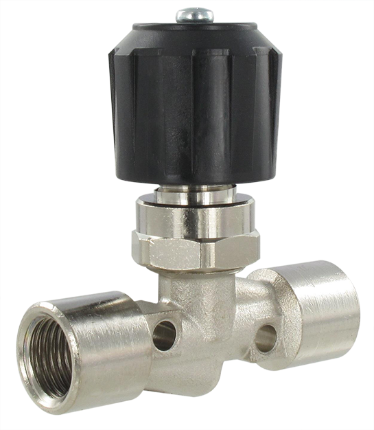 Needle valves bulkhead female / female BSP cylindrical