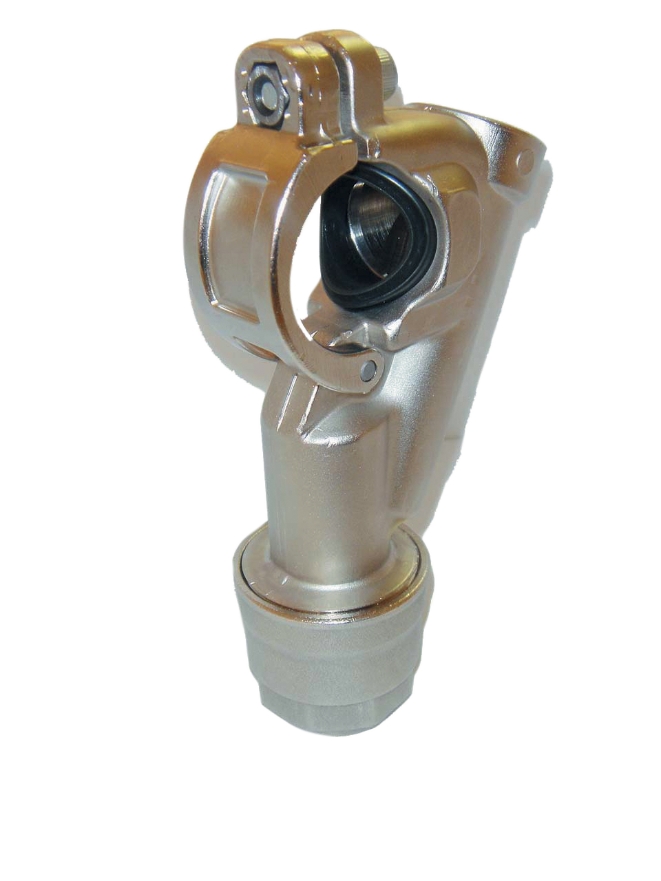 Nickel-plated brass air line spigot reduction flanges