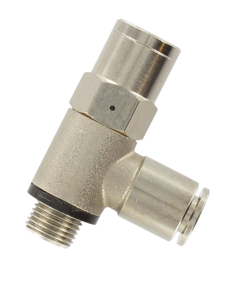 Pilot operated check valves push-in connection
