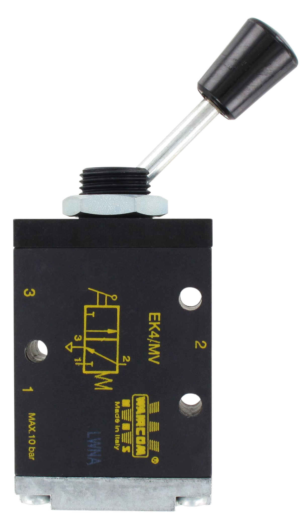 Pneumatic metal axial lever valves 3/2 NC-NO (G1/4'')