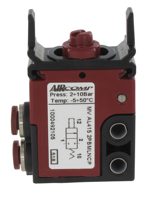 Pneumatic mini spool valve manual control panel 2/2-Ø4 side NF