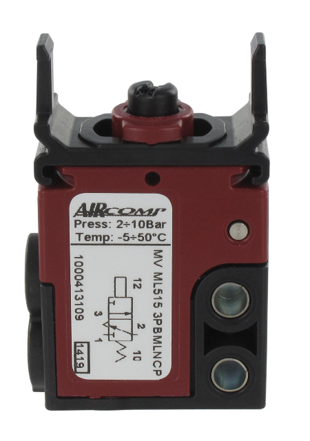 Pneumatic mini spool valve manual control panel 3/2-M5 lateral NF