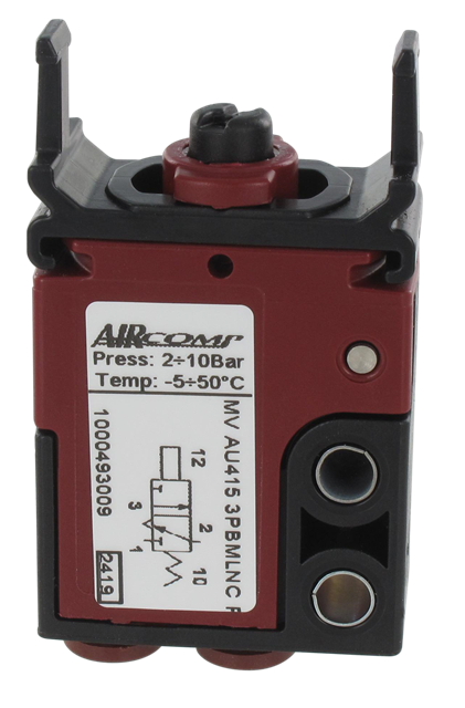 Pneumatic mini spool valve manual control panel 3/2-Ø4 NC