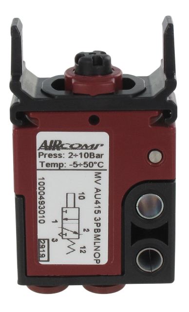 Pneumatic mini spool valve manual override panel control 3/2-Ø4 NO