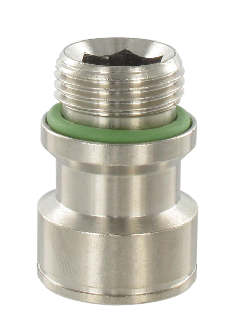 Prises droites filetées mâle cylindrique pour coupleurs moules injection plastique