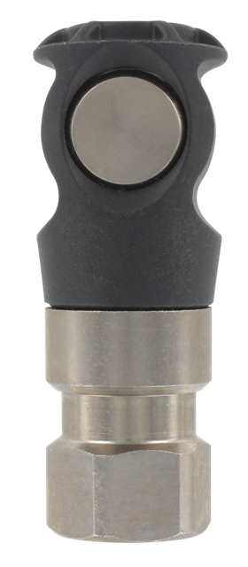 Quick-connect safety coupling anti-scratch design ISO-C BSP female D8 mm 1/4 ISO-C DN8 quick-connect safety couplings for pneumatics