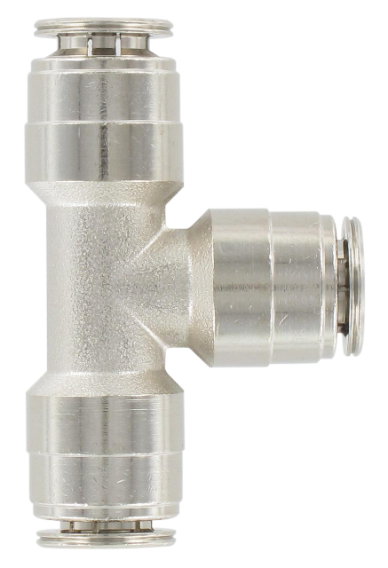 Raccord instanané T triple T.1/4\" (6.35) pour brumisation