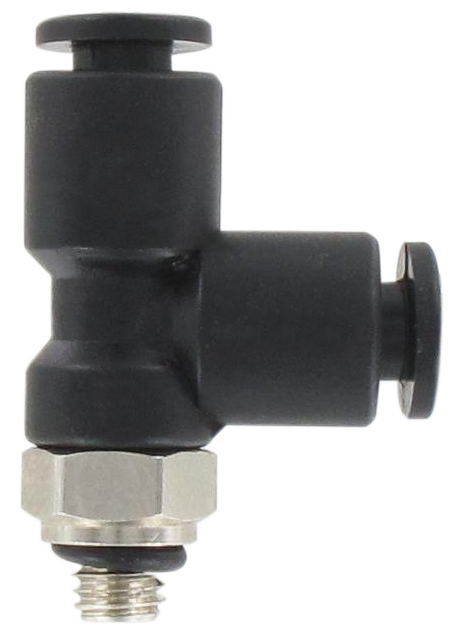 Raccord instantané résine T piquage latéral mâle orientable BSP cylind. T4-M5