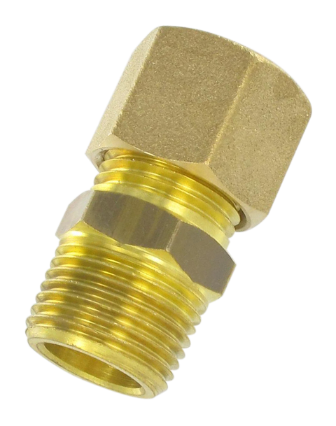 Raccords à bague bicône droit mâle, filetage conique BSP