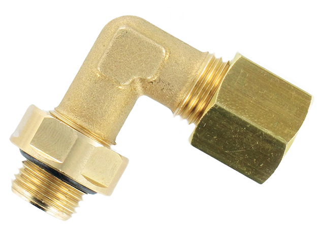 Raccords à bague bicône équerre mâle orientable cylindrique