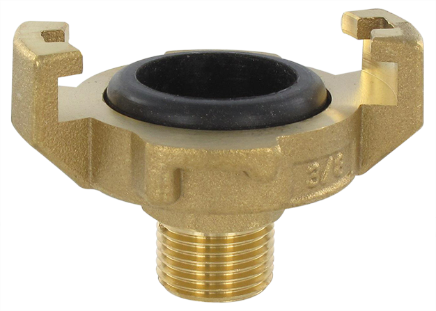 Raccords express droit mâle, gaz BSP