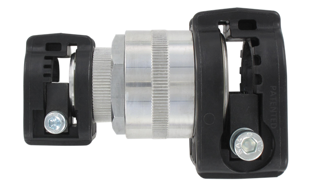 Réduction intermédiaire en aluminium de réseau d'air comprimé pour tubes D40/D25