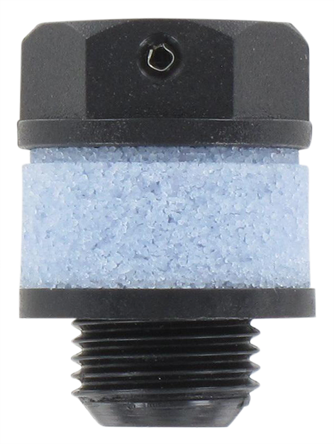 Silencieux d'échappement air comprimé polyéthylène+régleur de débit 1/8\" Silencieux d’échappement