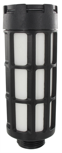 Silencieux d'échappement polyacetal + Filtre PE pour air comprimé 3/4\" Silencieux d’échappement
