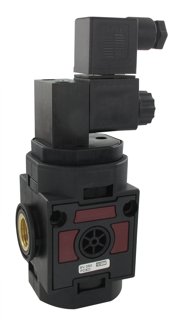 Solenoid shut-off valve, CNOMO standard G3/8