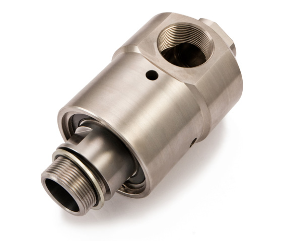 Stainless steel rotary joint M/F 1\"1/2 LH 50 bar D joint for water
