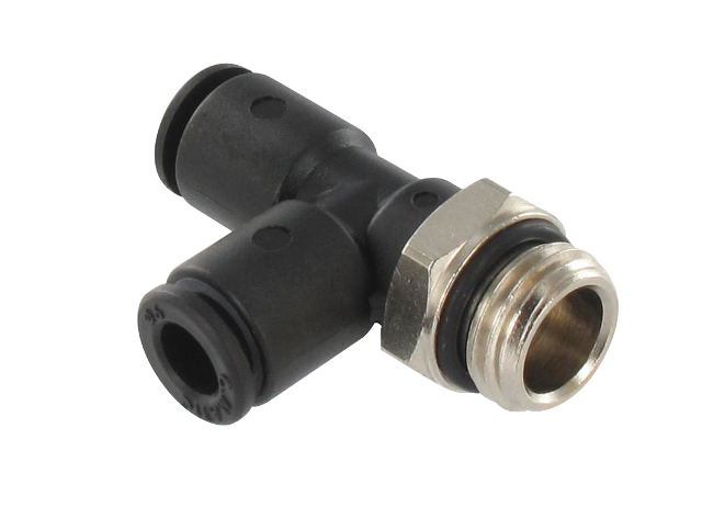 T push-in fittings male swivel BSP cylindrical in technopolymer