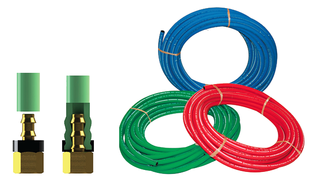 Tuyaux auto-serrants (couronne de 40 m)
