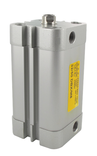 Vérins pneumatiques compacts ISO 21287 double effet magnétique tige femelle