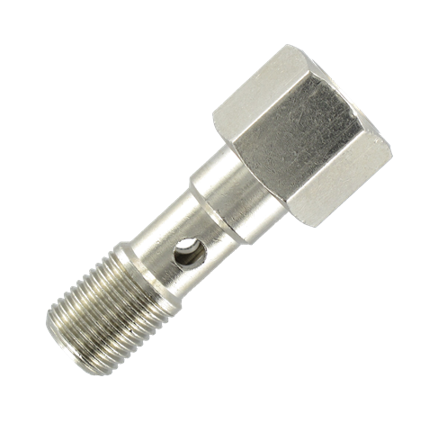 Vis banjo simple femelle, filetage BSP cylindrique