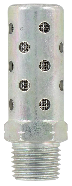 Zinc-plated steel silencers
