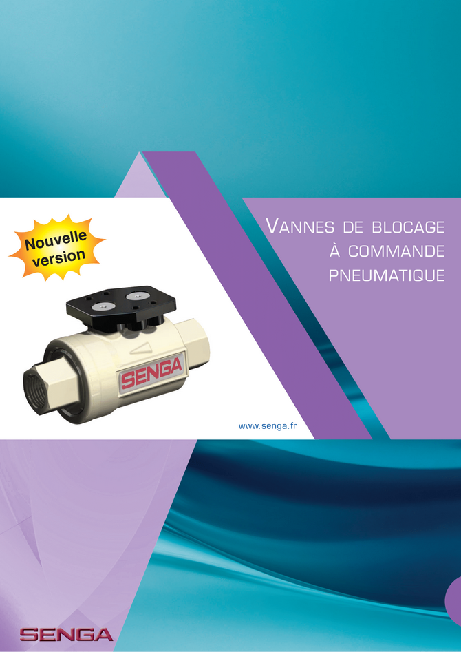 Pneumatic operated blocking valves
